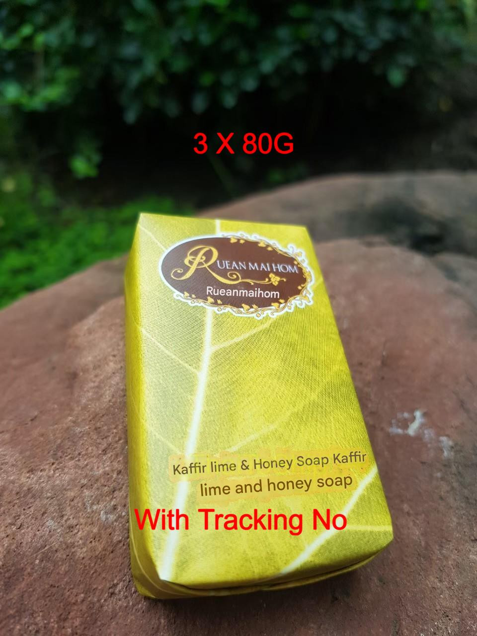 Kaffir Lime and Honey Clear facial Soap Authentic herbs with no artificial color