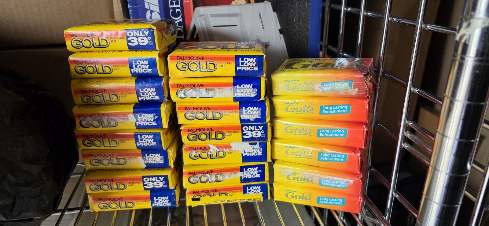 21 Bars Palmolive GOLD Deodorant Soap 4.5 Oz Each New Sealed