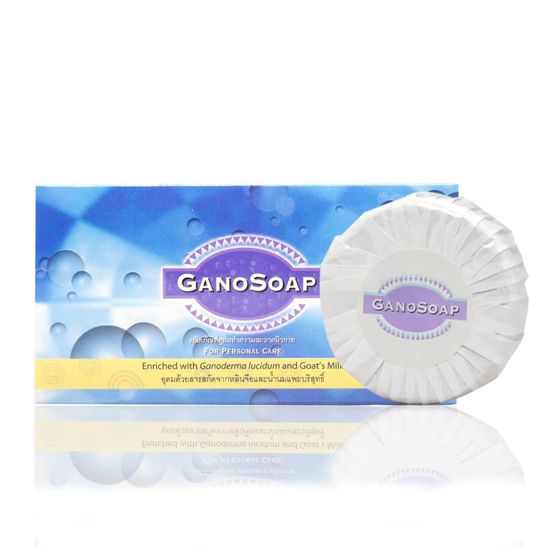 2 Pcs Gano Excel Gano Soap Ganoderma Goat Milk Anti Aging Vitamin E Acne (1 Box)