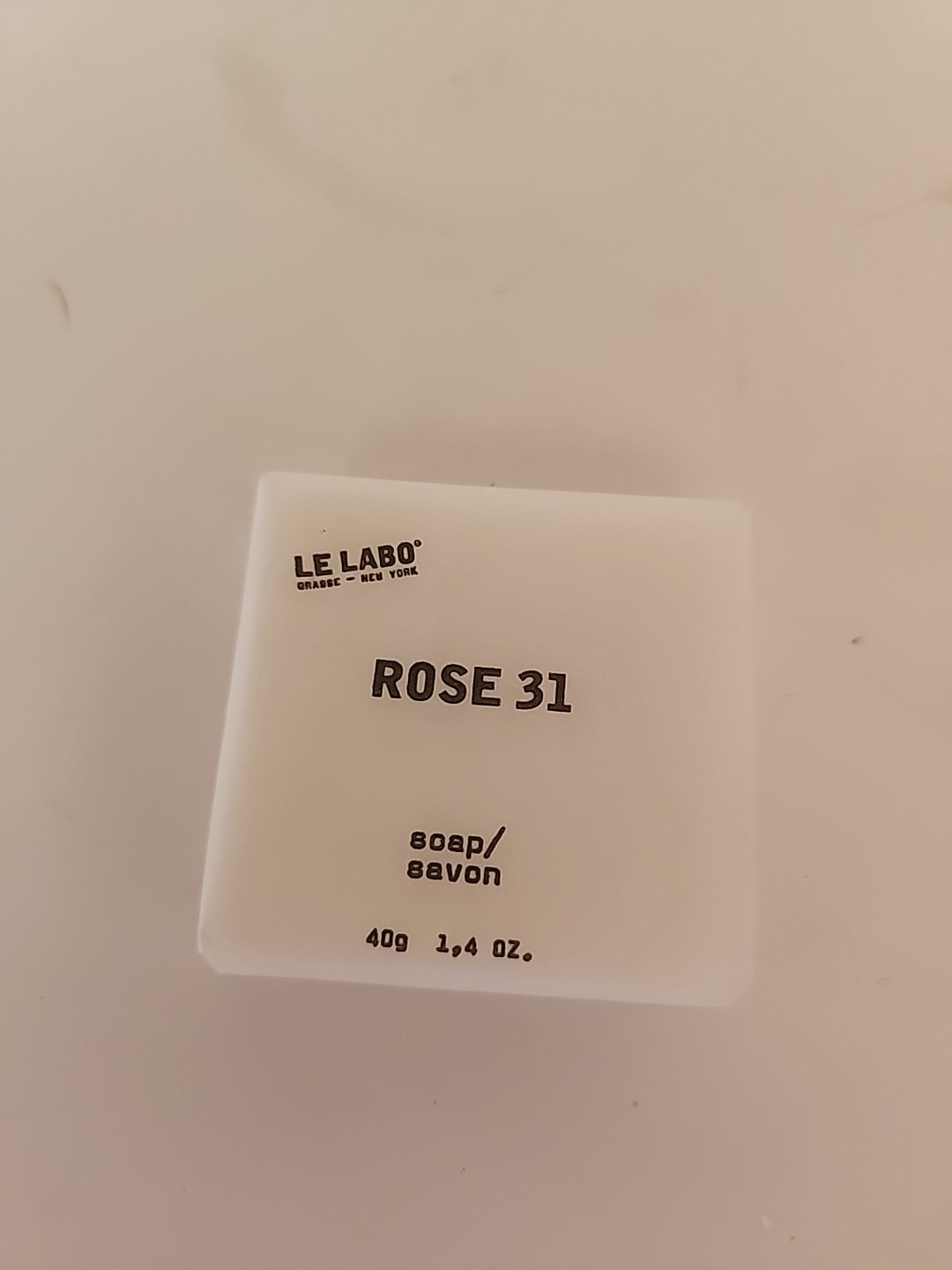 Le Labo Rose 31 Body Bar Soap 1.4oz New Fragrance Luxury Moisture Travel