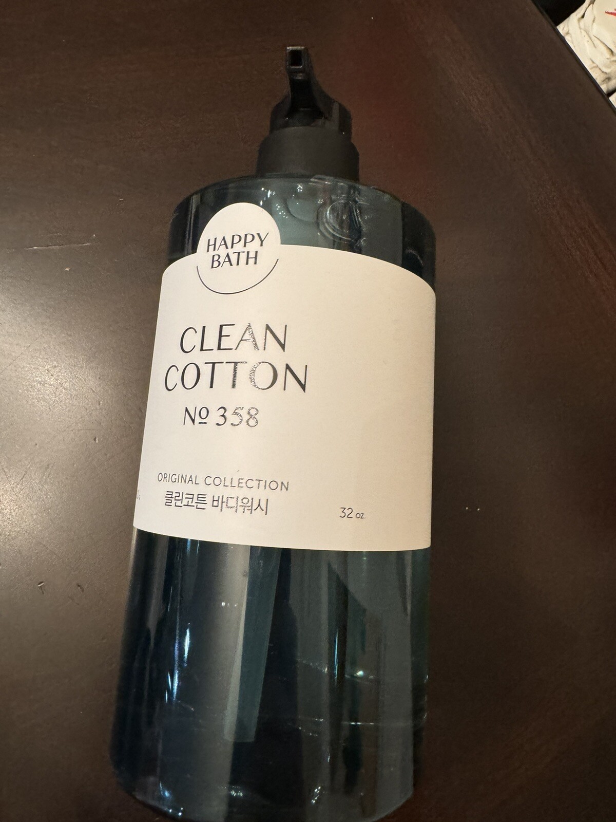 HAPPY BATH CLEAN COTTON 32 Oz New Sealed Ship From US Relax Bath Time Soap