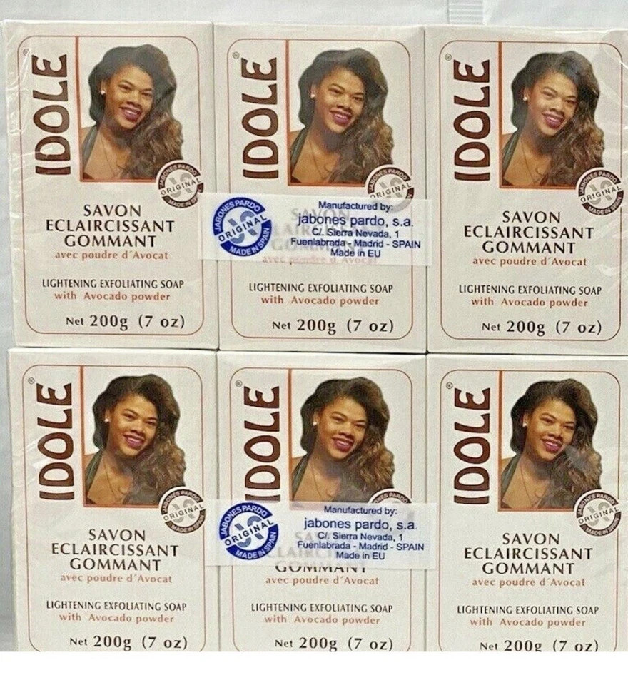 IDOLE Lightening Exfoliating Soap with Avocado Powder – 200g (3 Bars)