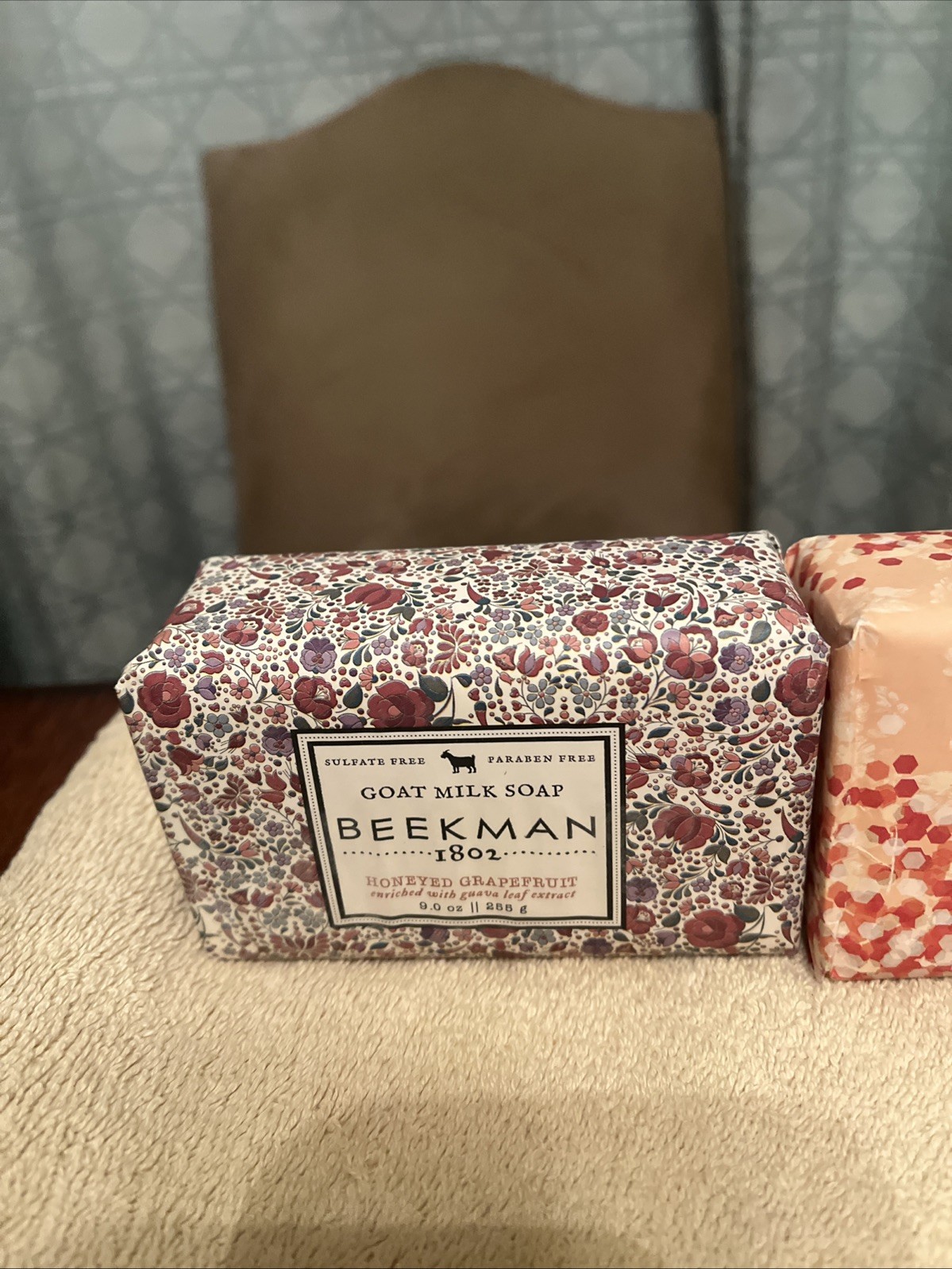 Lot of 4 Beekman 1802 Goat Milk Soap 9 oz Honey Orange – Grapefruit – Oats New