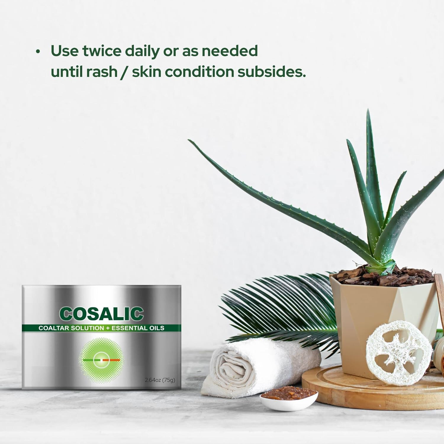 Cosalic Coal Tar Soap – [75g/2.64oz] – (Pack of 10).