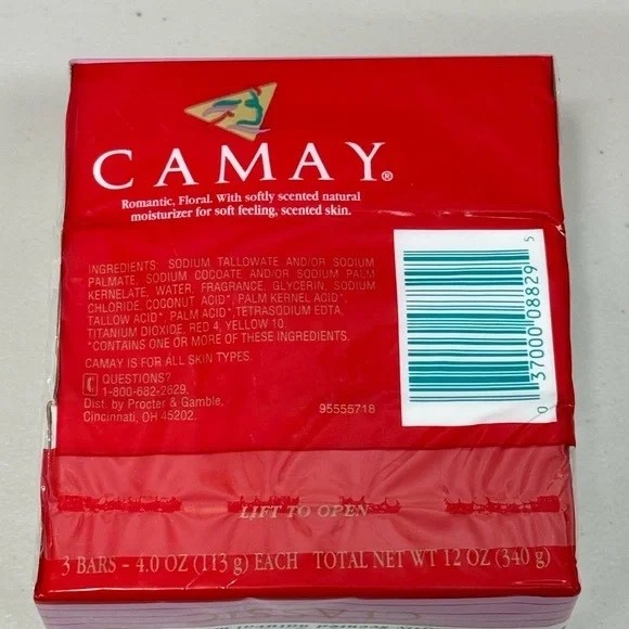 Camay Soap Pink Classic Softly Scented Beauty Bar Pack of 3 P&G – Discontinued