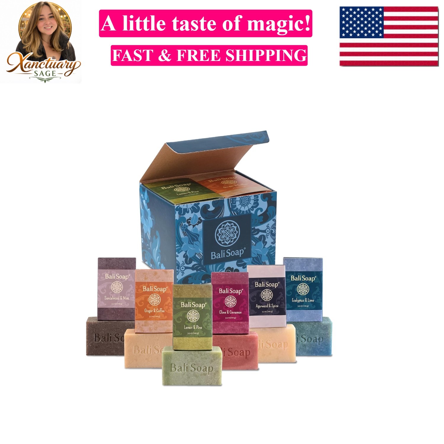 Natural Men’s Soap Gift Set – 6 Pack Handmade Cold Process Bar Soap for Men, …