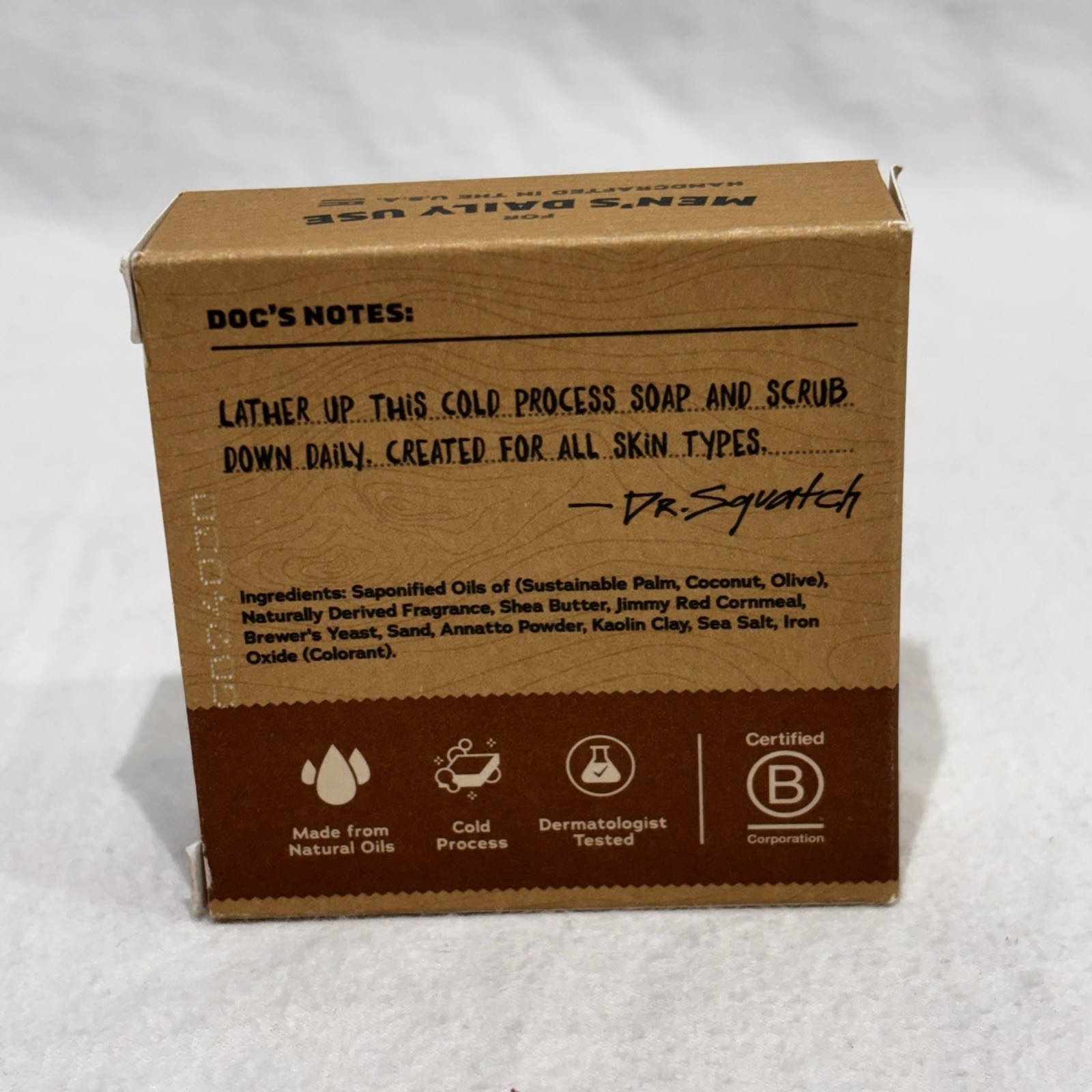 DR. SQUATCH MENS NATURAL BAR SOAP 5 oz 5 PACK W/ Limited Edition Dragon’s Blaze