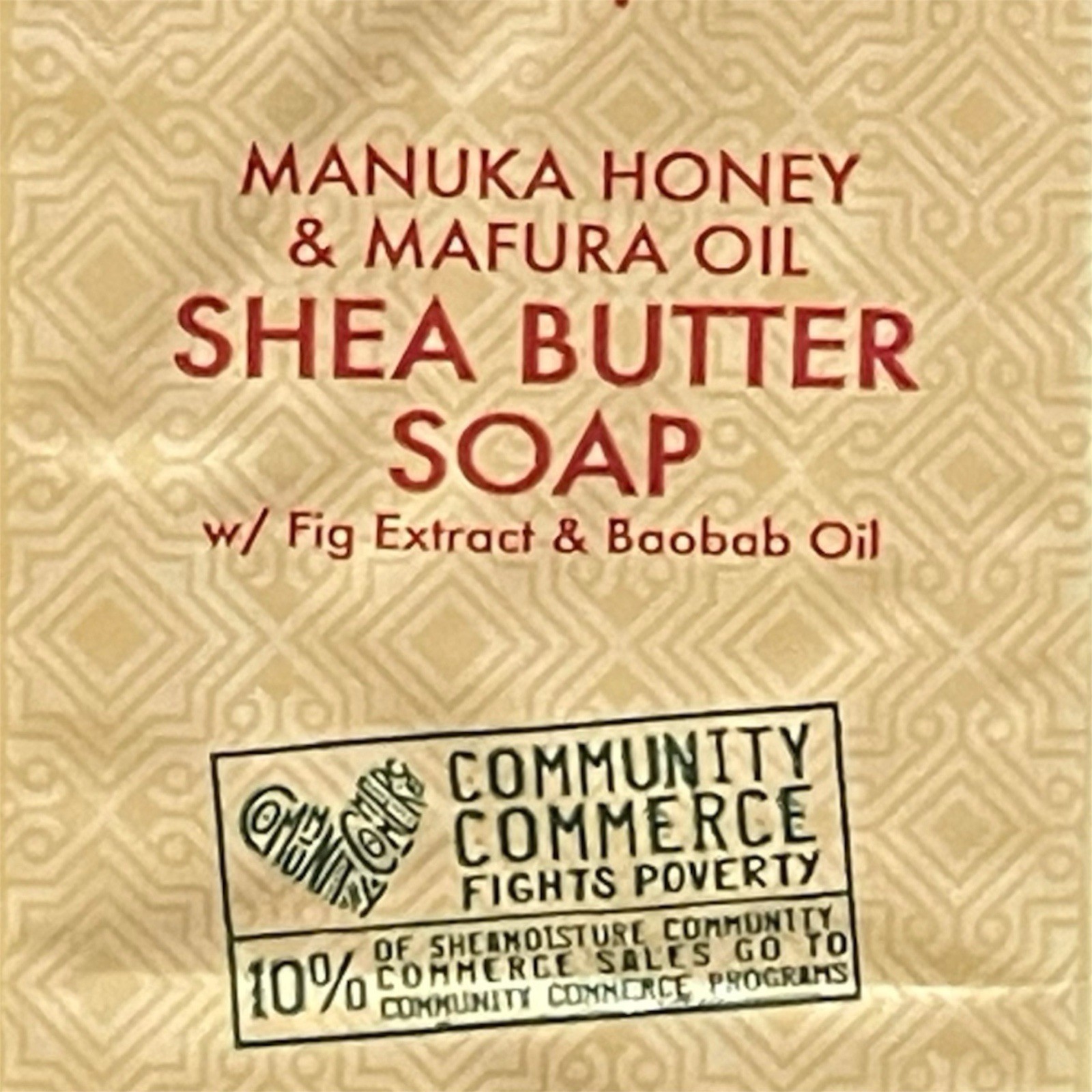 SHEA MOISTURE Manuka Honey & Mafura Oil Shea Butter Bar Soap 8oz Lot Of 4 New