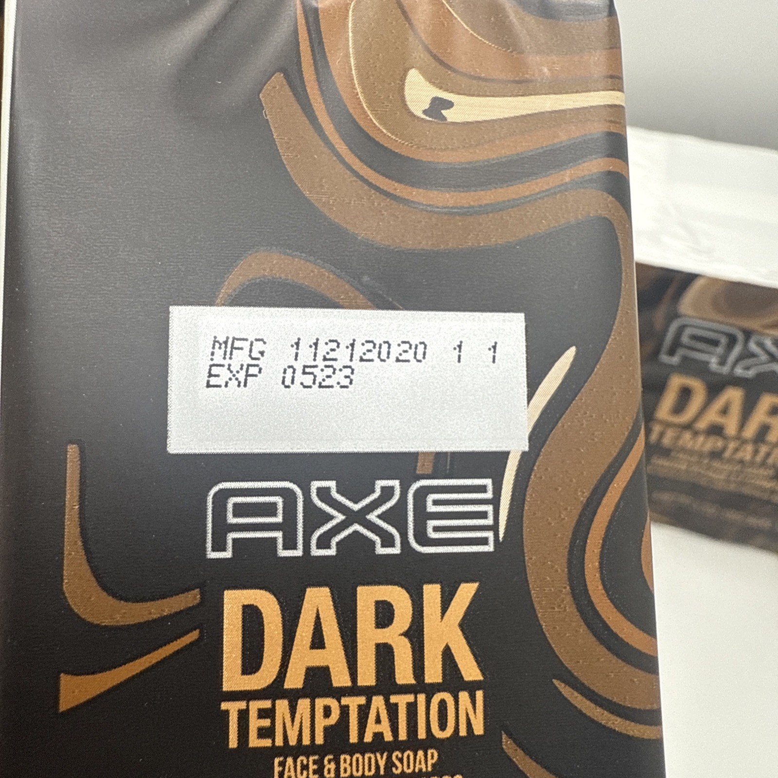 Axe Dark Temptation 20 Bars Face & Body Bar Soap for Men 3.7oz Dark Chocolate✅
