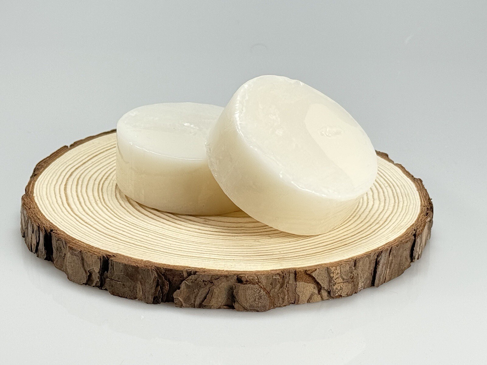 Handmade Soap Shea Butter Shaving Puck Vegan Fragrance Free No Scent 4Pack 3Oz
