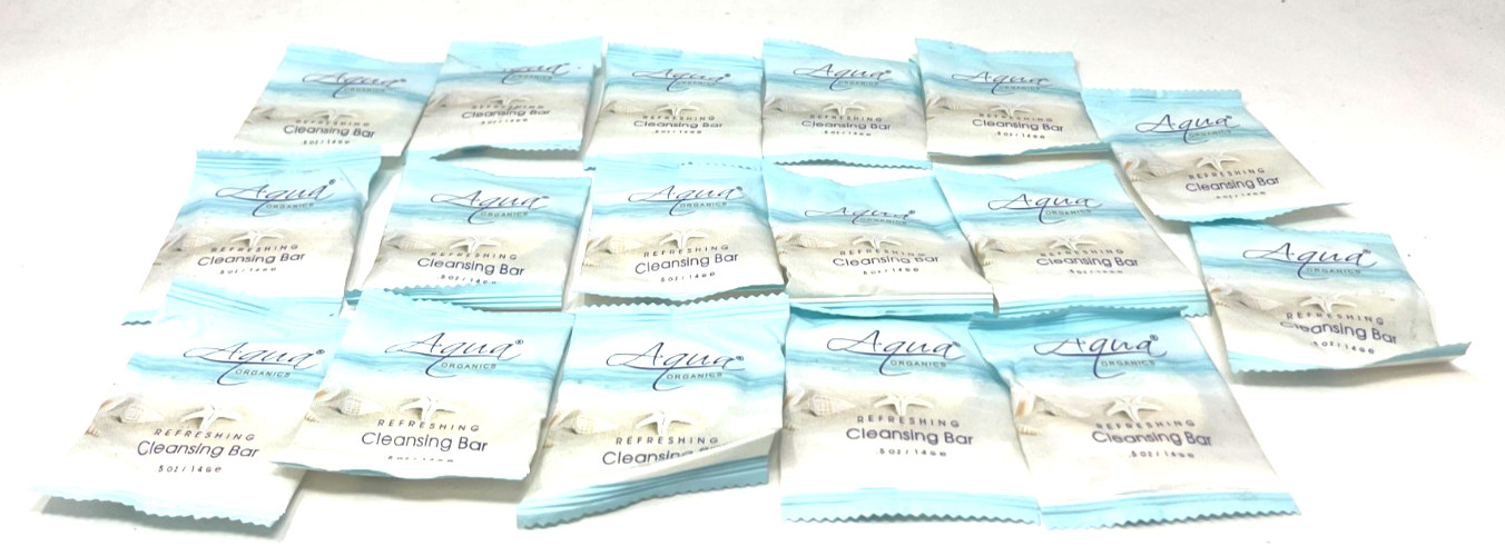(17) Aqua Organics Refreshing Cleansing Bar Sealed 0.5 oz Each Paraben-Free