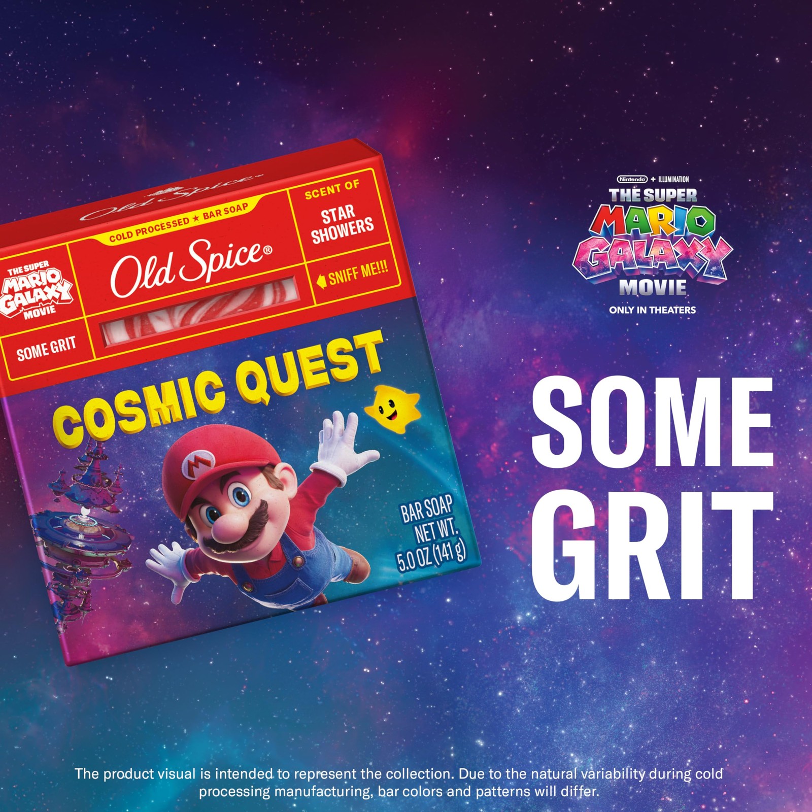 Old Spice Bar Soap for Men, x The Super Mario Galaxy 5 Ounce (Pack of 1), Red