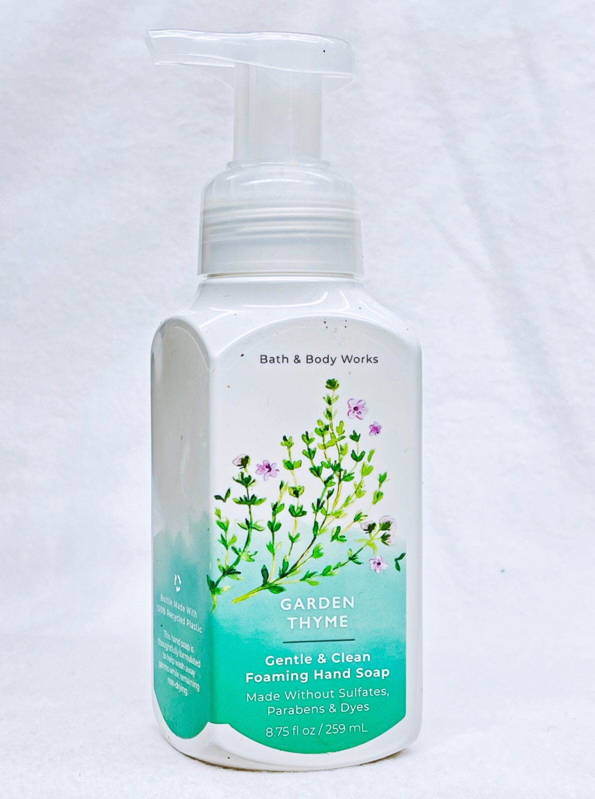 1 Bath & Body Works GARDEN THYME Gentle Foaming Hand Soap 8.75 oz