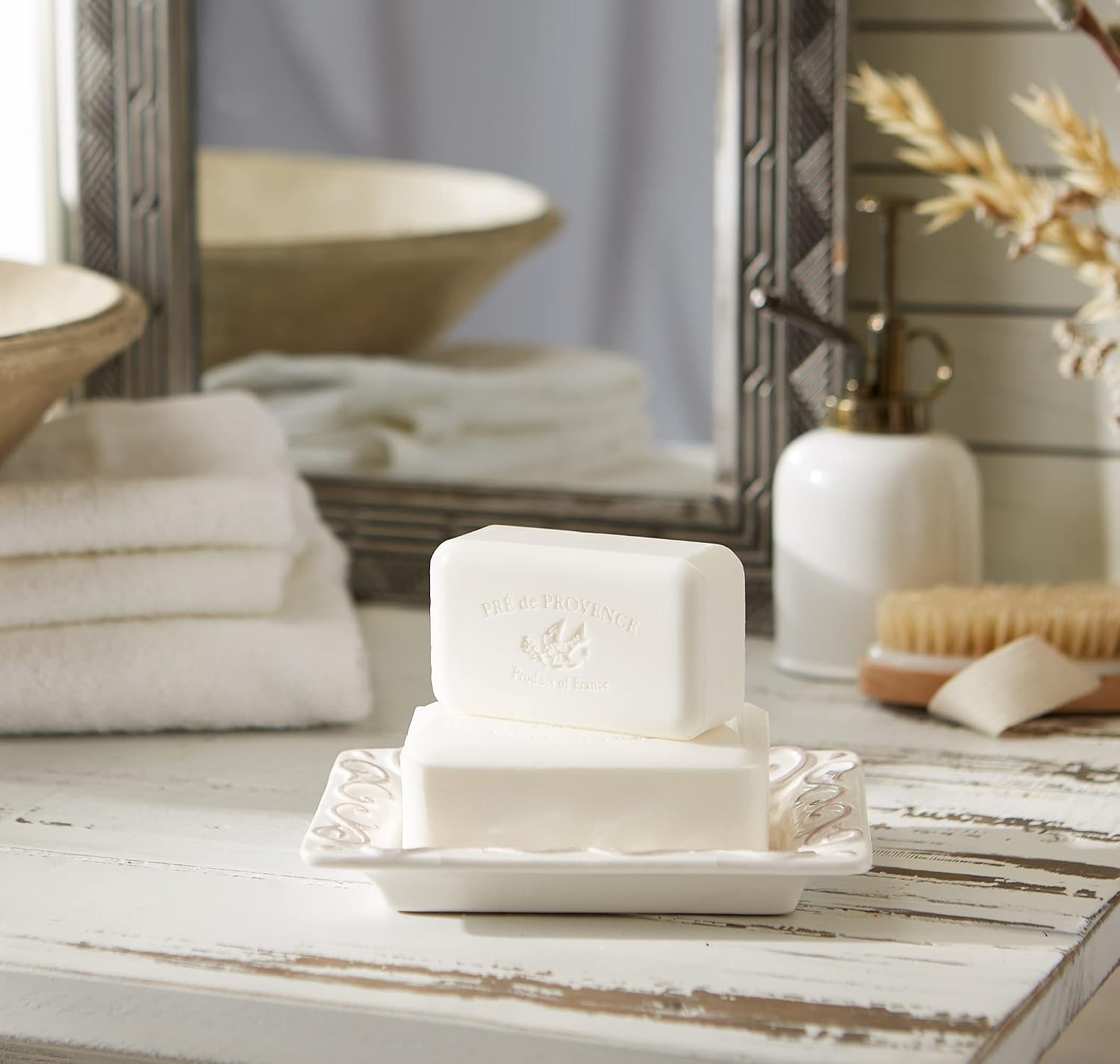 Luxurious Artisanal Soap Bar with Organic Shea Butter – Sea Salt Scent, 5.3 oz