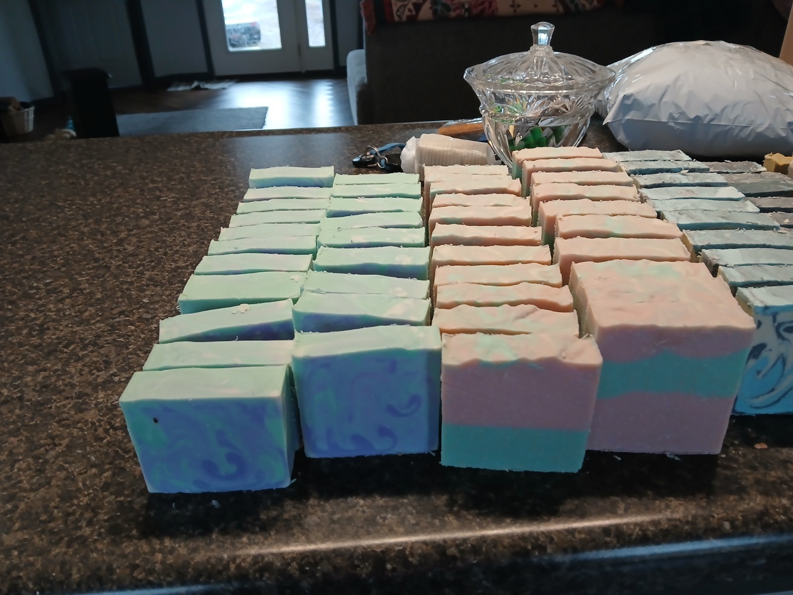 Organic vegan Assortment Soap 3 pounds essential oils.