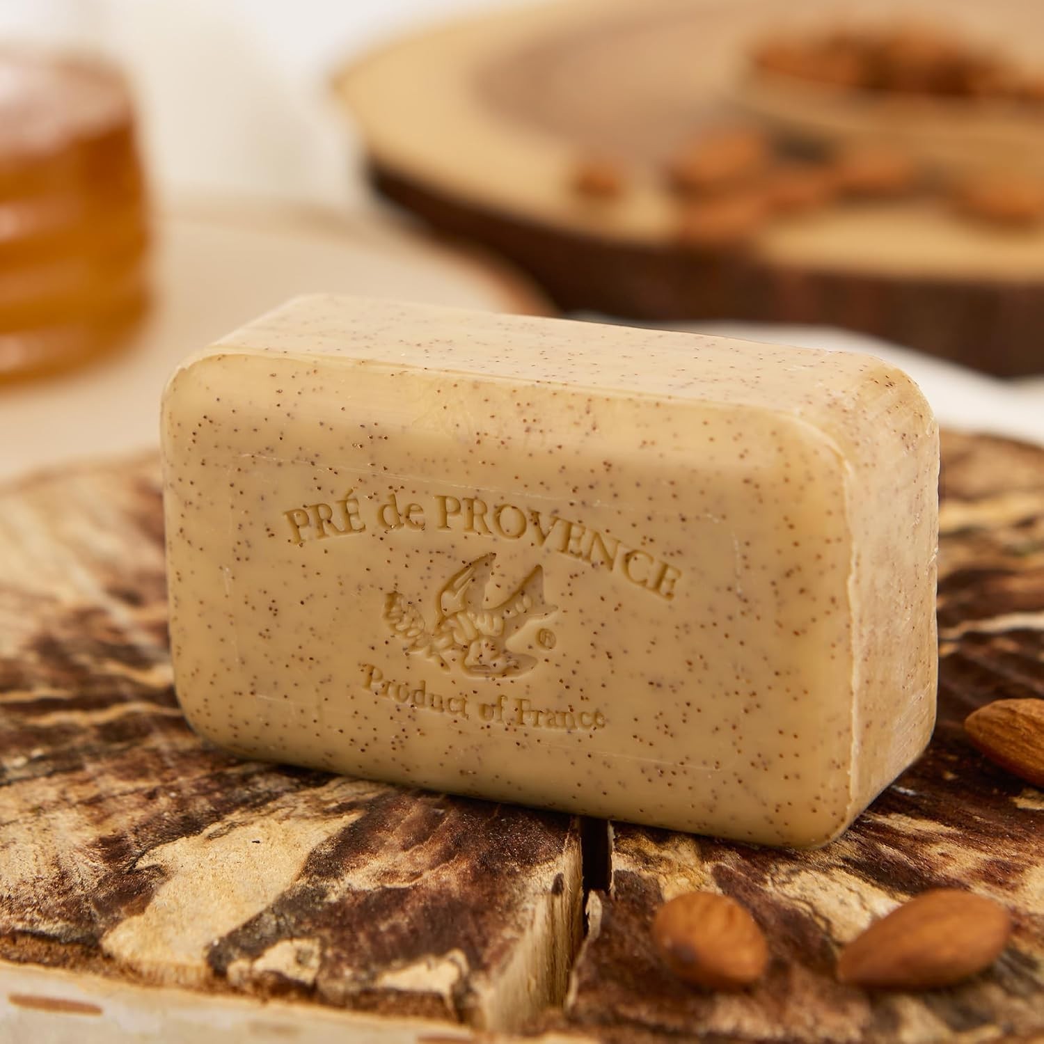 Artisanal 5.3oz Honey Almond Soap – Shea Butter Enrichment for Smooth Skin