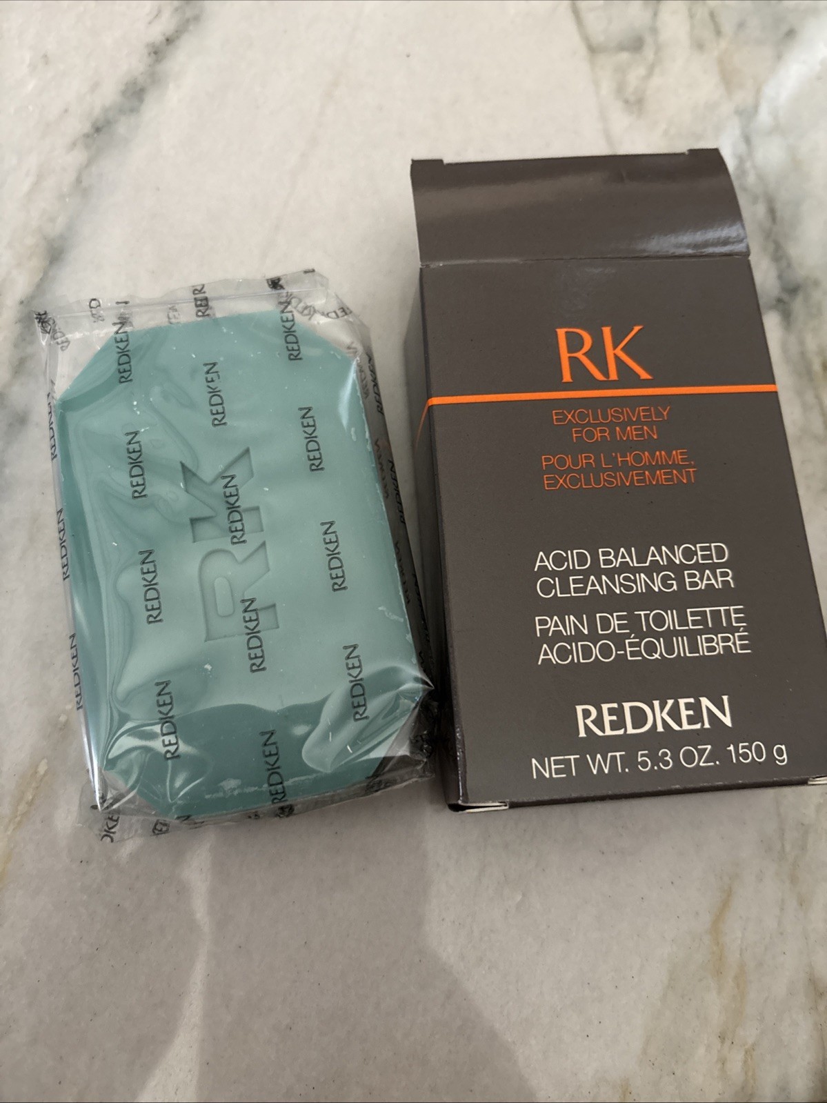 Redken RK Exclusively For Men Acid Balanced Cleansing Bar Soap 5.3oz Vintage NEW