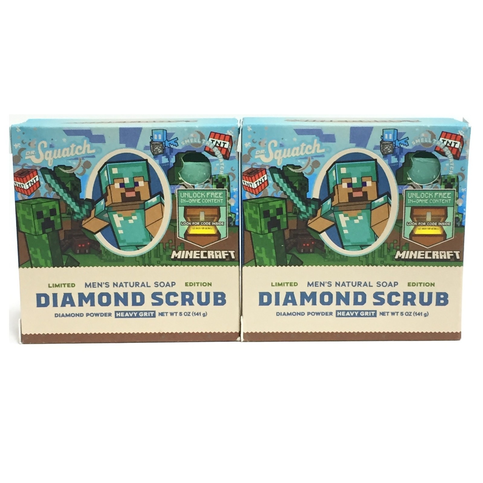 (2 PACK) Dr. Squatch Men’s Natural Soap, 5 oz (CHOOSE VARIATION)