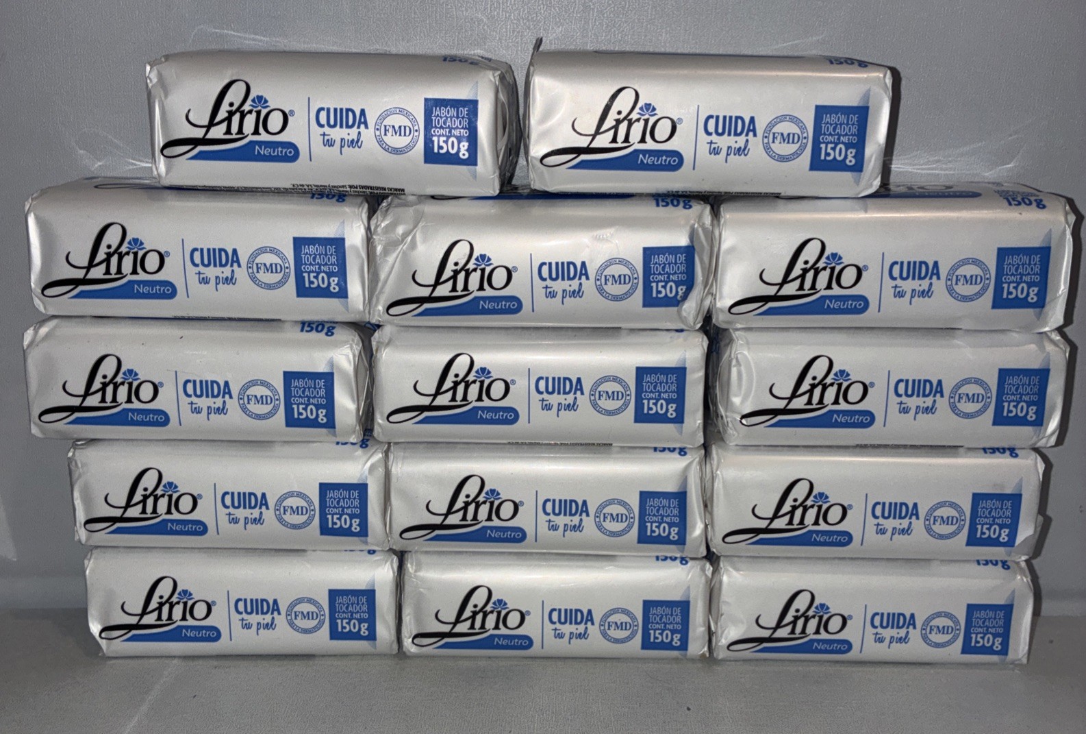 Lot Of 14-Lirio Neutro Neutral Bar Soap – 5.29 oz