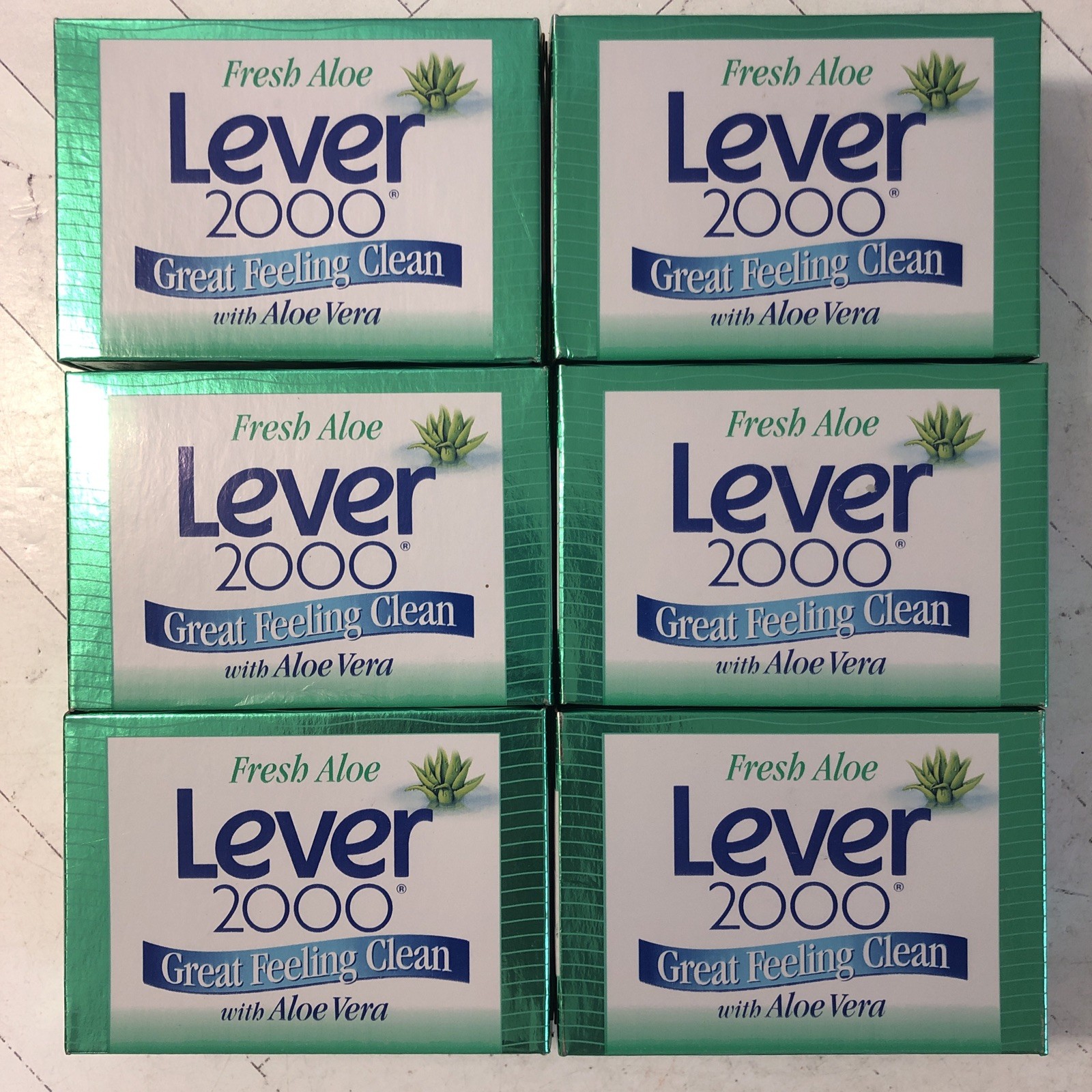 Lever 2000 Bar Soap with Aloe Vera x6 Original Scent discontinued