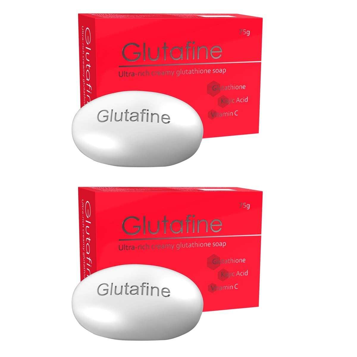 Ethiglo Glutafine Ultra-Rich Creamy Soap – 75g Pack of 2