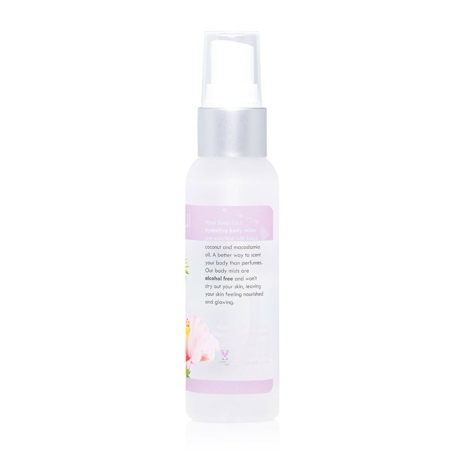 Maui Soap Co – Hibiscus Hawaiian Body Mist – Alcohol-Free & Hydrating 2 Oz