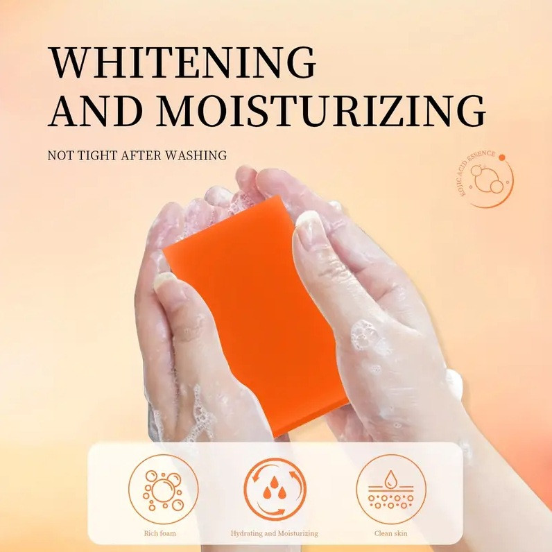 3 Pack Kojic Acid Soap Brightening Spot Cleansing Body Facial Skin Care Soap