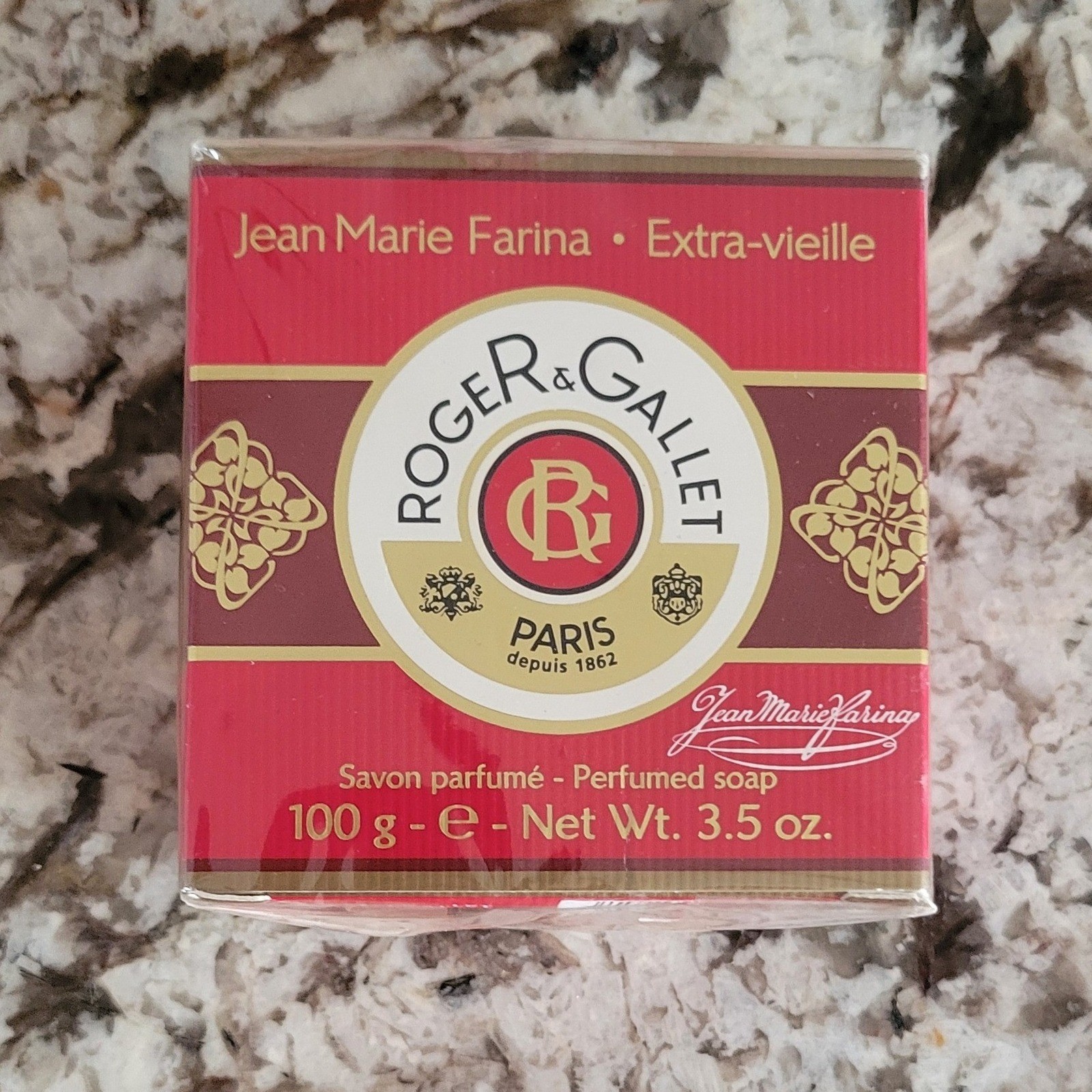 Roger & Gallet Perfumed Soap 3.5 oz Jean Marie Farina Scent French Milled Paris