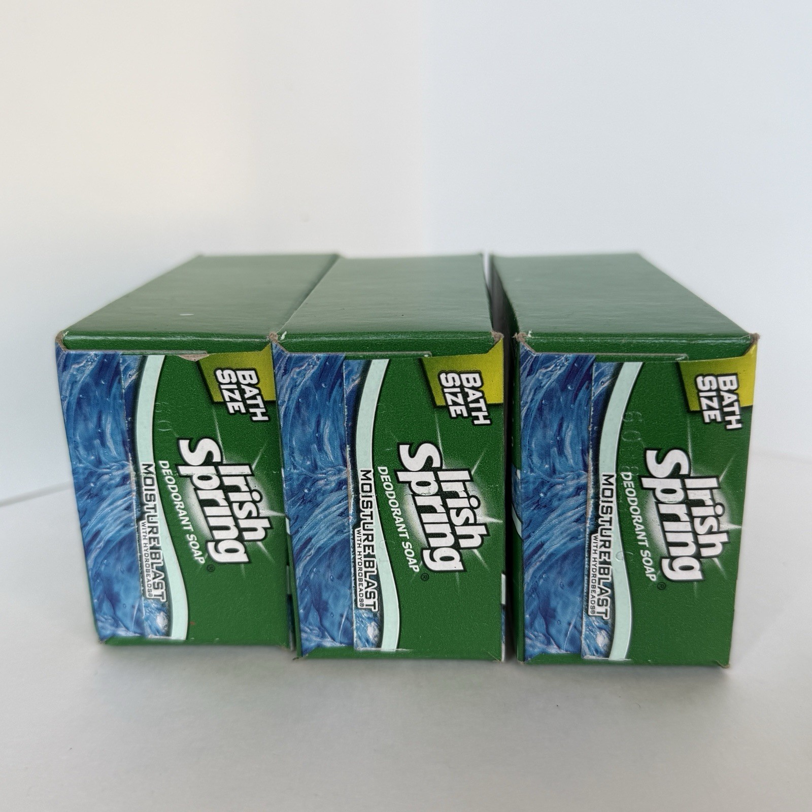 Irish Spring Moisture Blast With Hydrobeads Bar Soap 3 Count 3.75 Oz Each Discon