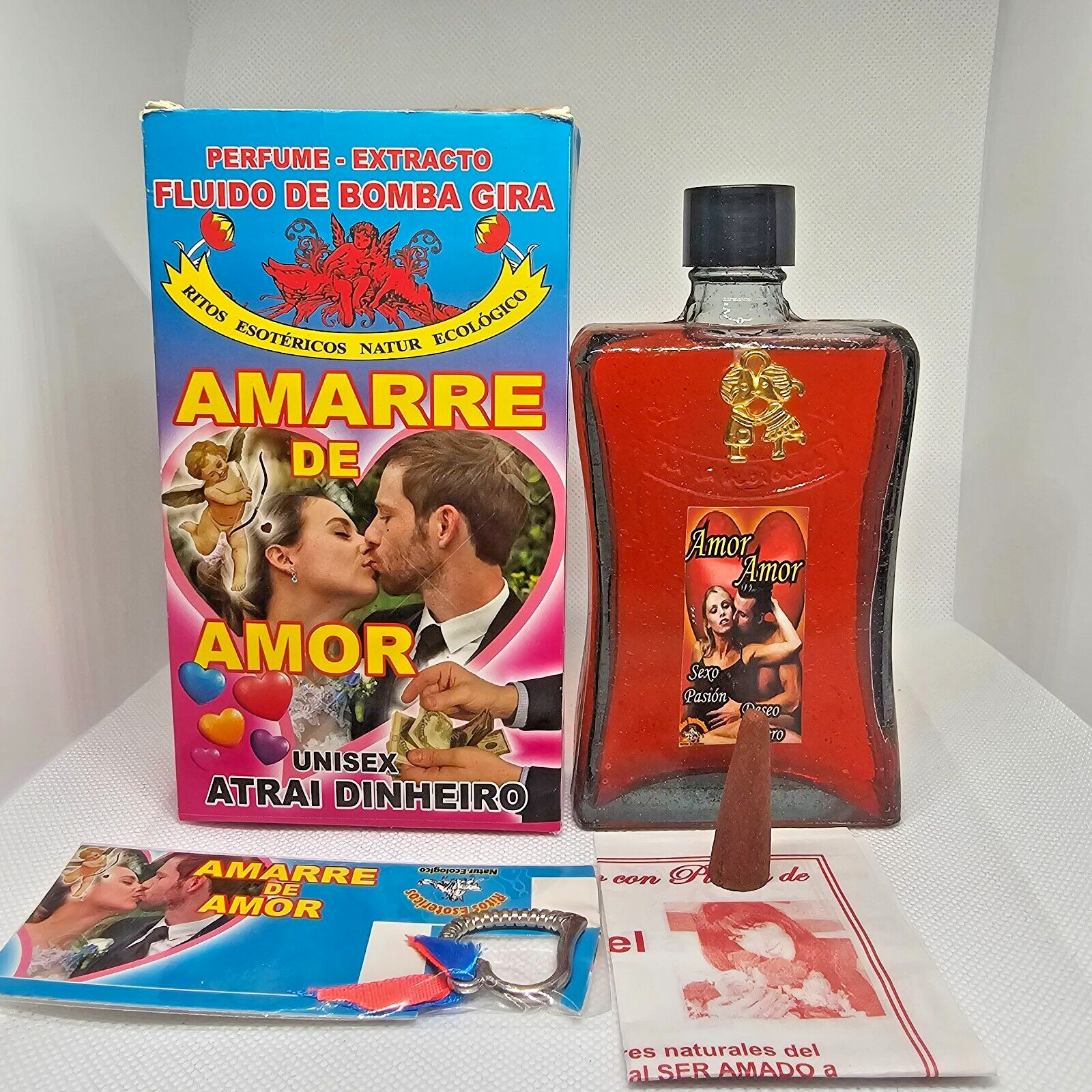 PERFUME AMARRE DE AMOR CON FEROMONAS / LOVE SPELL ATRAE DOMINA AL SER AMADO LOVE