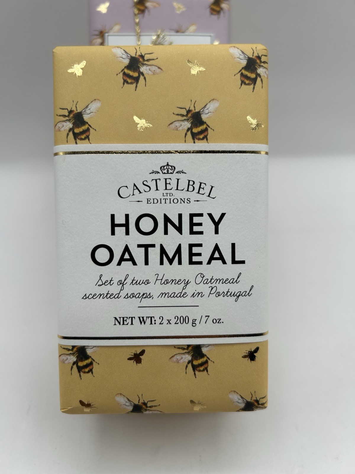 4 Pack Castelbel Bar Soap Honey Oatmeal / Wild Lavender / Pure Honey 7oz Each