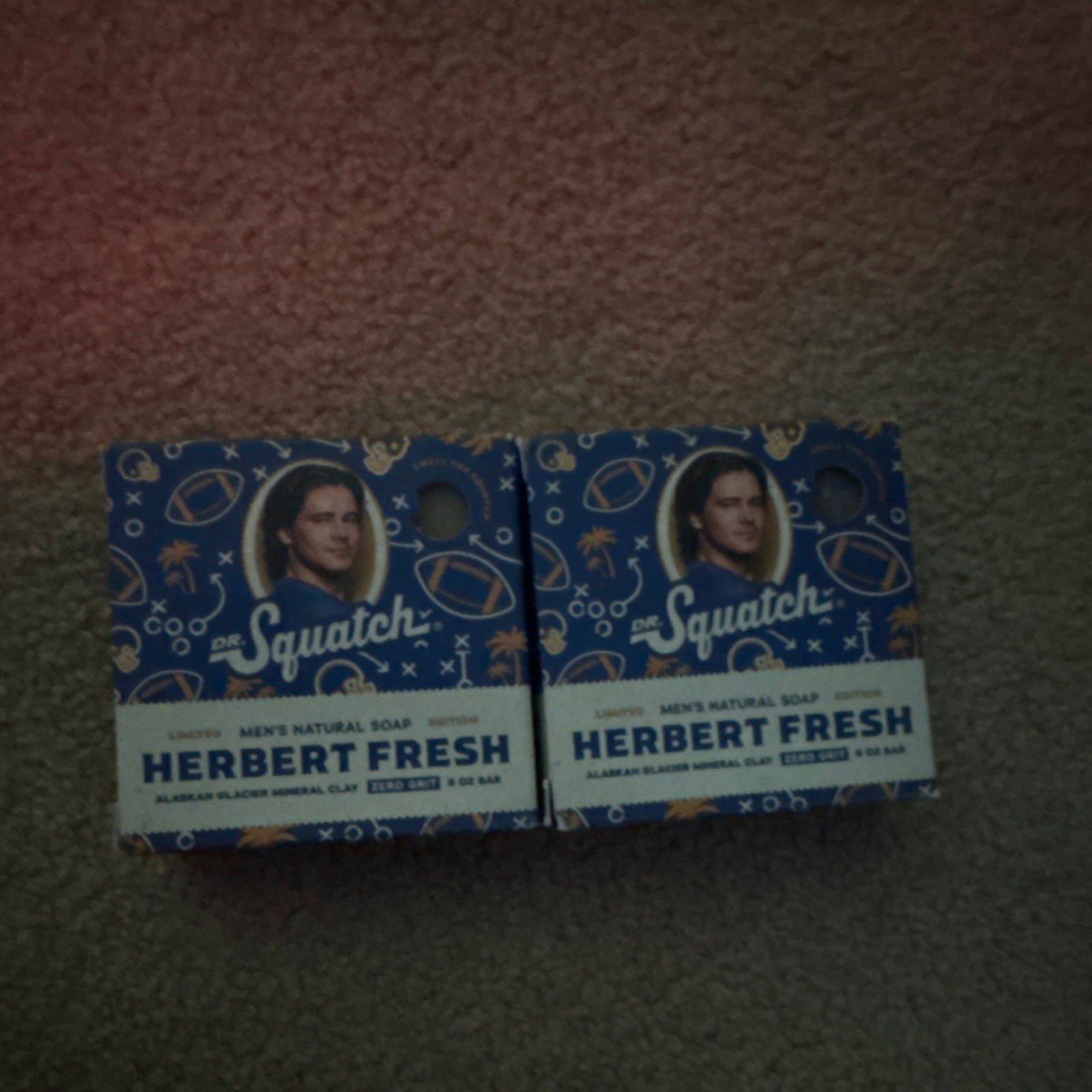 Dr. Squatch Herbert Fresh Men’s Natural Soap Alaskan Glacier Mineral Clay 5 oz