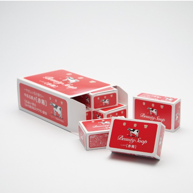 Cow Brand Beauty Soap Red Box Moist 125g x 2pcs Japan F/S