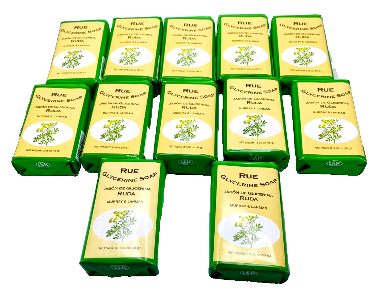 (Pack of 12) Murray & Lanman Rue Glycerine Soap 3.35 oz – Jabon de Ruda