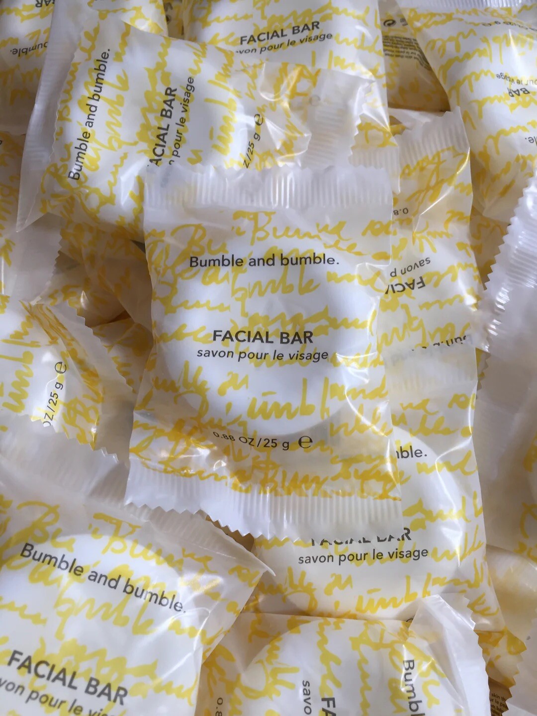 Bumble and Bumble Lot(50)travel hotel size facial bar soap 0.88 oz.