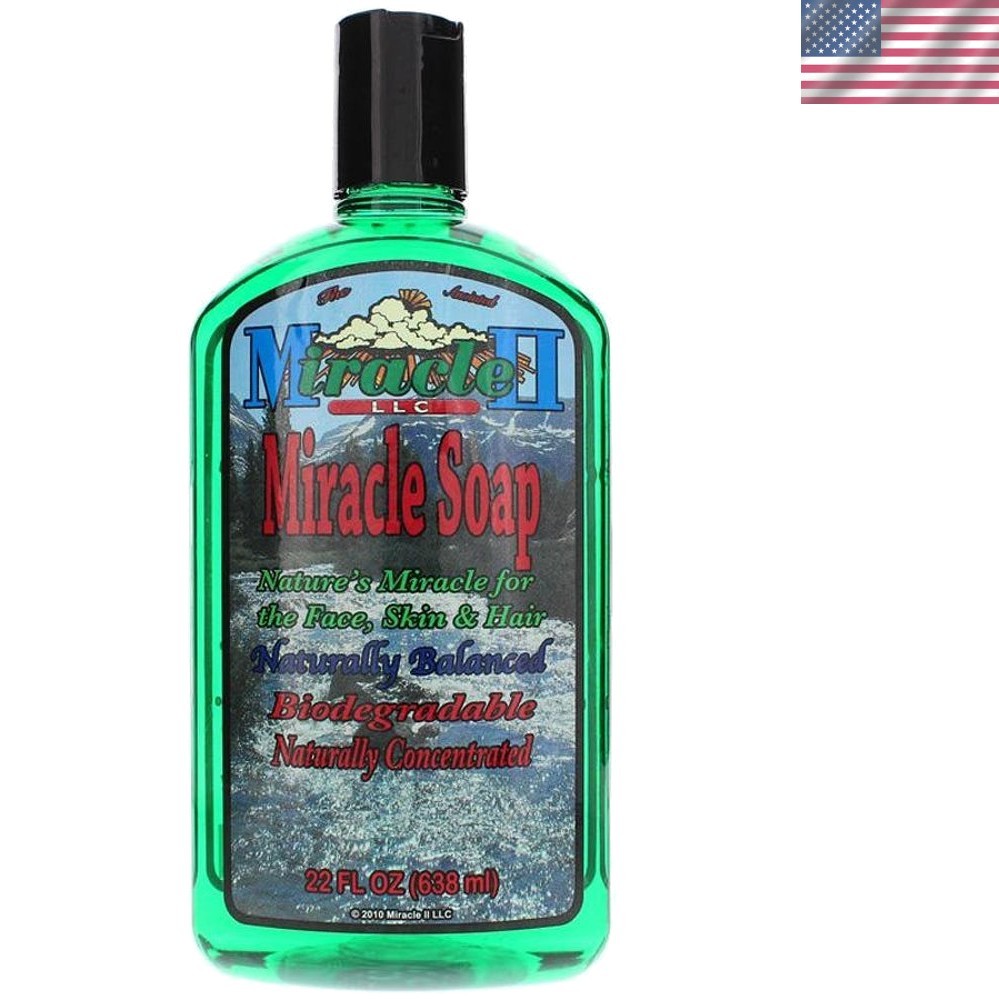 Miracle 2 Detox Soap 22 Oz Bar – Natural Face Cleanser for Normal Skin