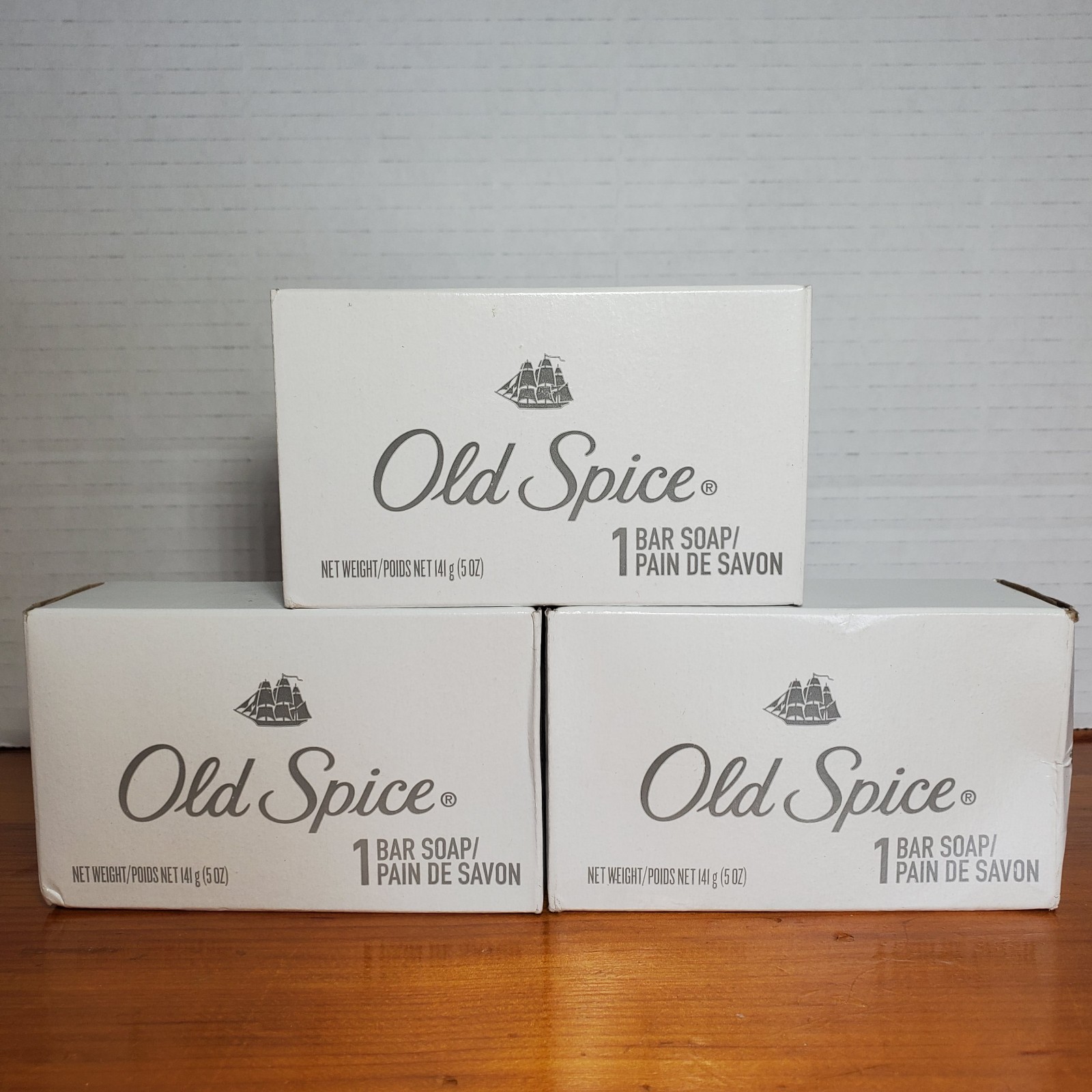 3 Bars Old Spice Mens Soap New Original Box 5 oz 141 g Each Sealed