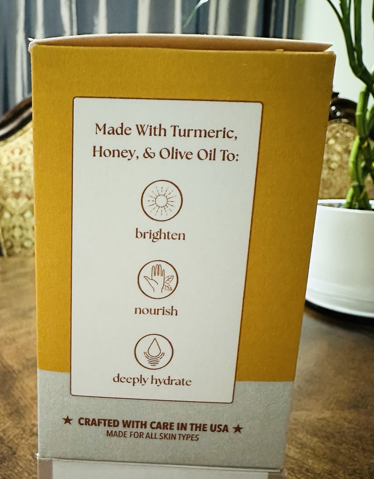 Provence Essentials 3-bars Turmeric Honey Bar Soap With Pure Organic Olive Oil
