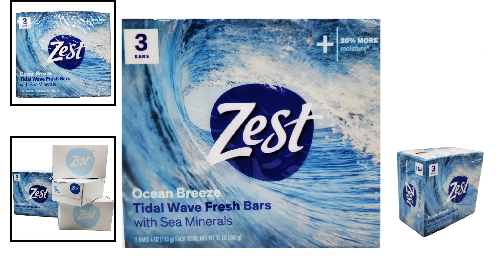 Luxurious Ocean Breeze Soap – 3 Bars, Perfect for Daily Use and Gifting