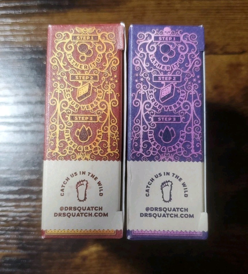 Dr Squatch Harry Potter The Chosen One & Voldemort You Know Who Natural Soap Set
