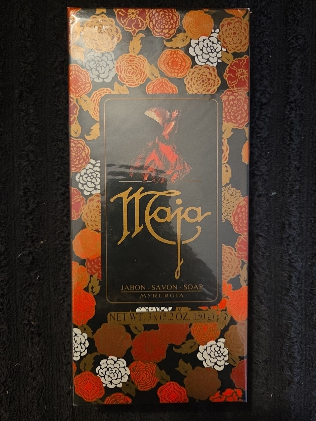 New Sealed Box Maja Jabon Savon Soap Lot Of 3 X 5.2oz Myrurgia Made In Spain
