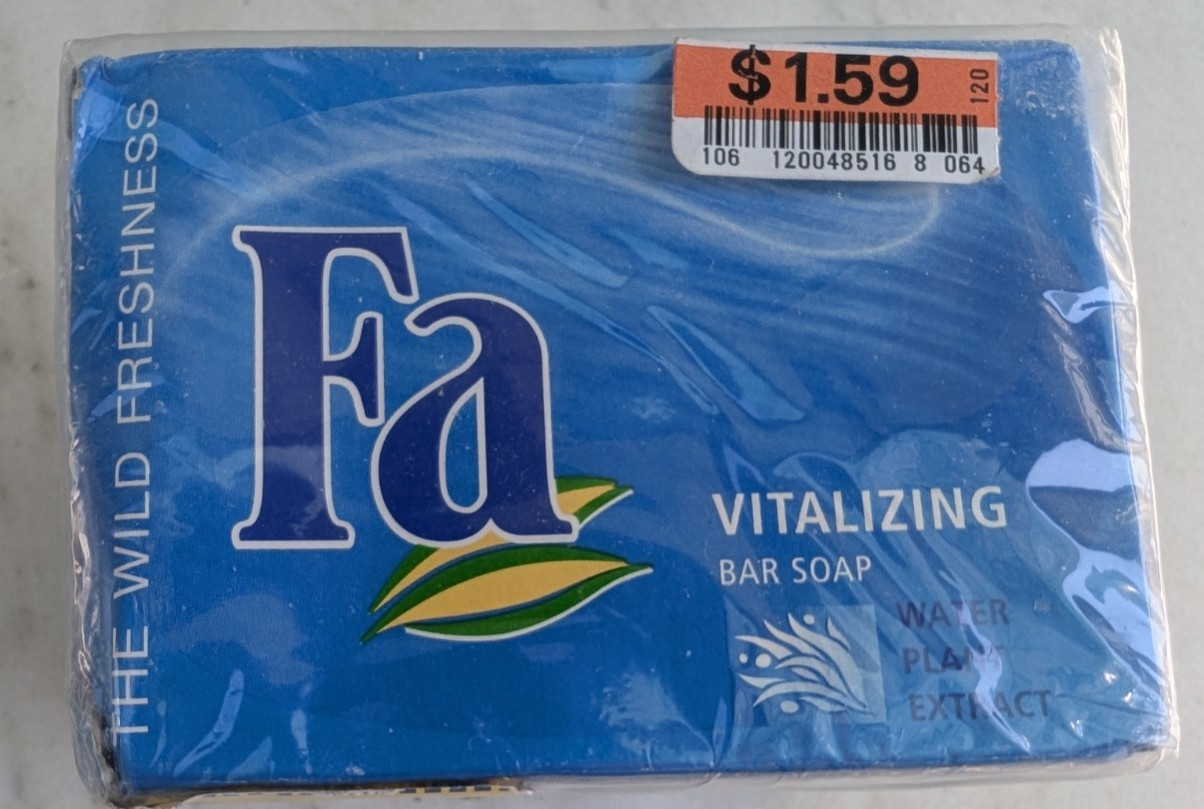 Vintage FA Fresh Luxury Bar Soap 80g Made In Germany Set Of 3 New Old Stock