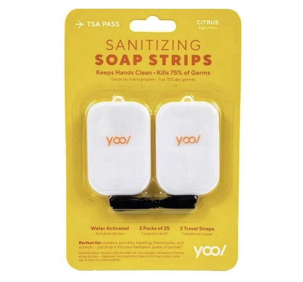 NEW 🔥 Yool SaniSoap – 2-in-1 Anti-Bacterial & Hand Soap Strips 15 Count