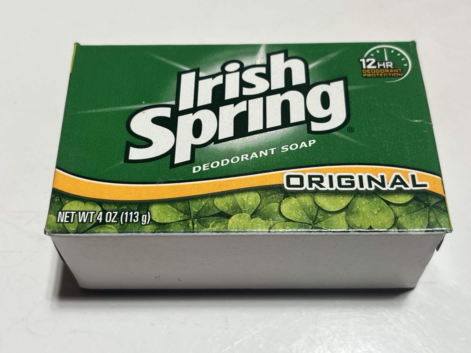Irish Spring Original Deodorant Bar Soap, 4.0 Ounce Bath Size – Single Bar