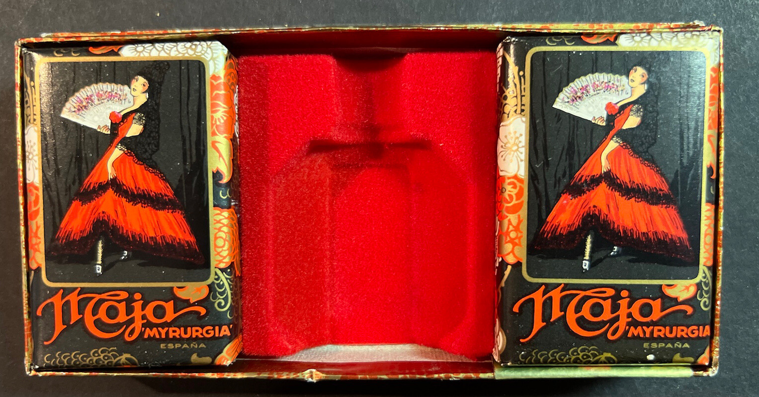 2 Vintage Boxes Jabón Maja By Myrurgia España 4 Soap Bars – 2 Large 2 Small