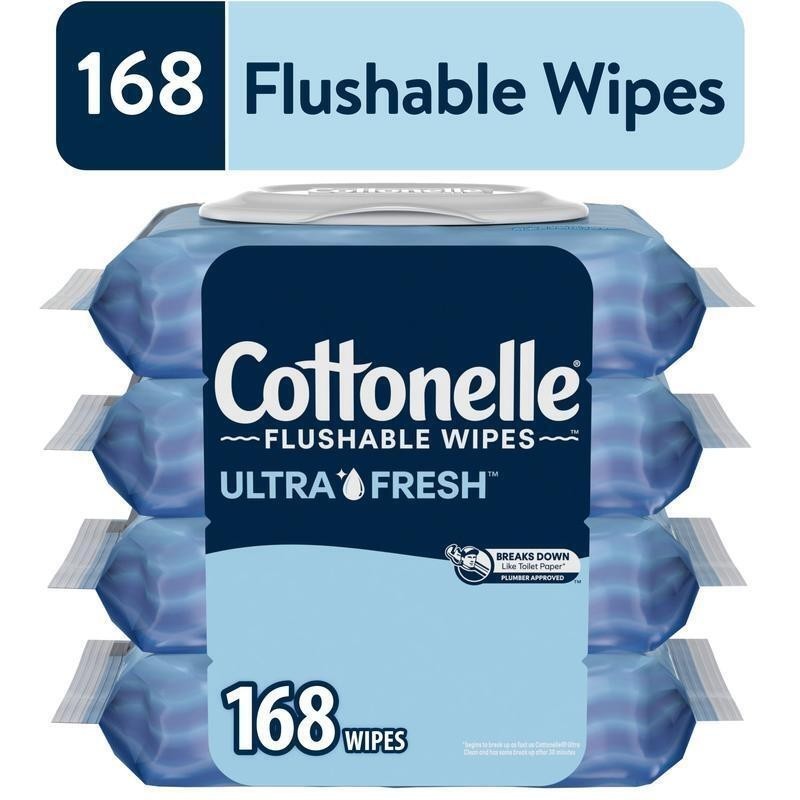 Flushable Wet Wipes Adult 3x Cleaning Power Sensitive Skin 100% Septic Safe New