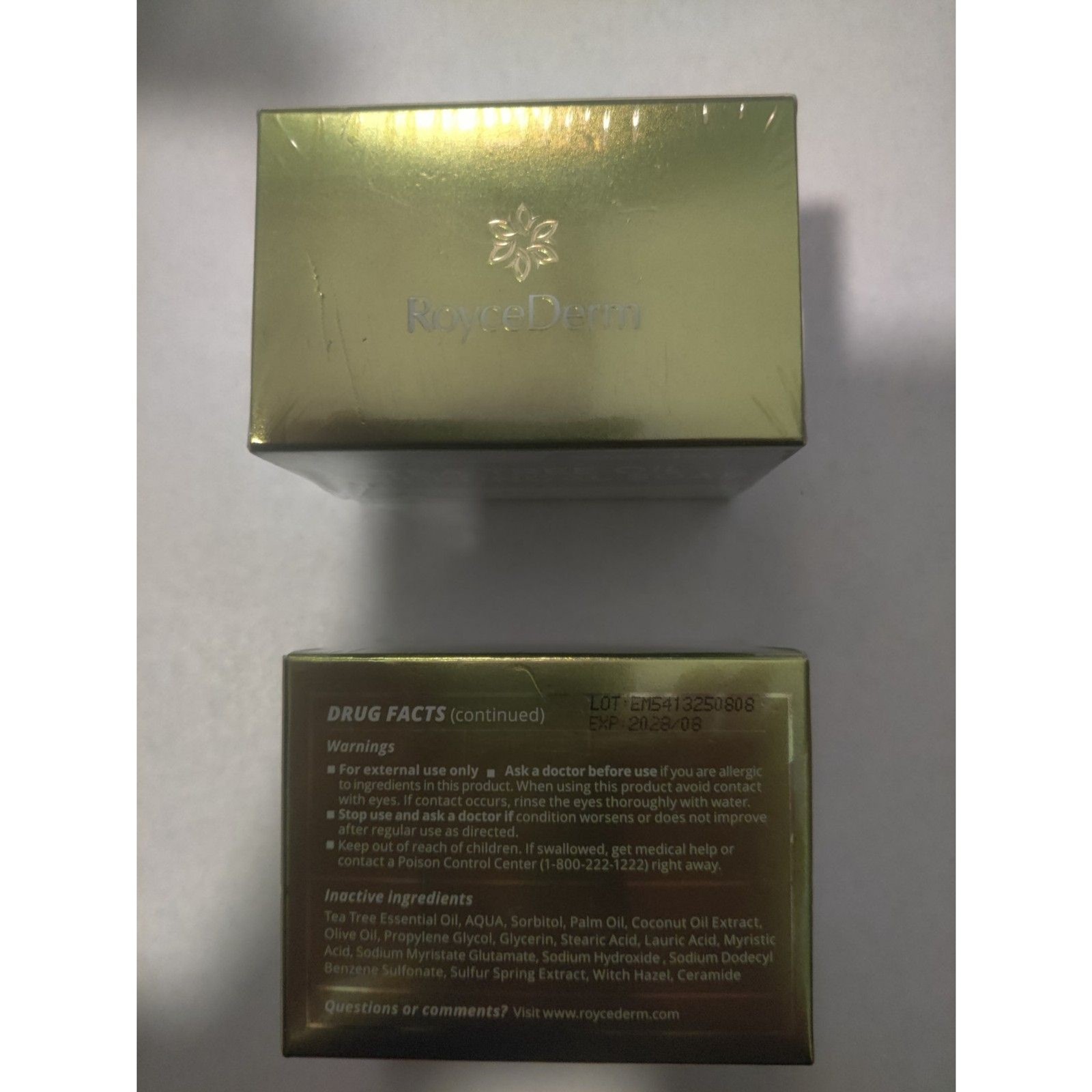 Roycederm Tea Tree Oil Antifungal Treatment Soap For Face & Body 2 Pack X 2