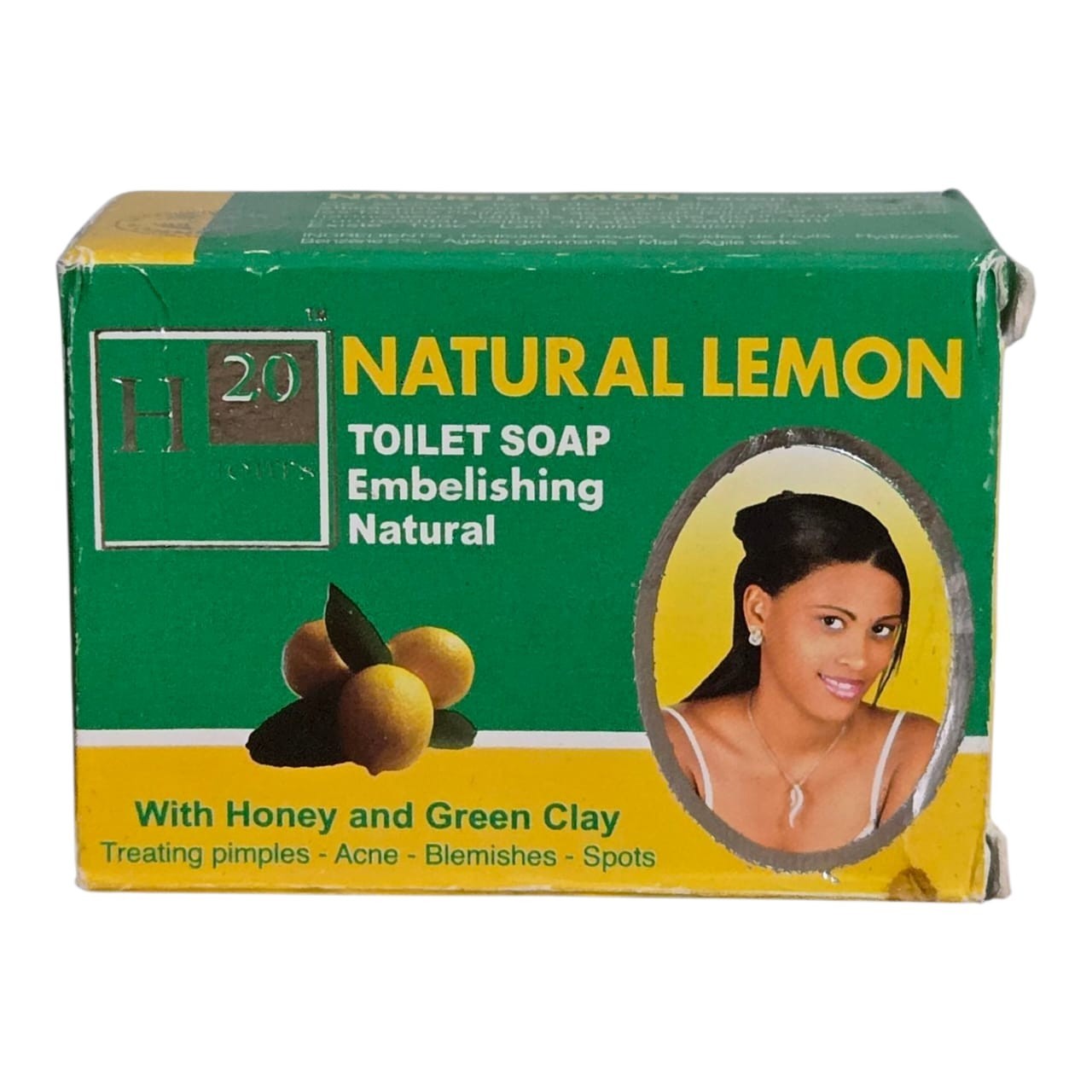 Natural Lemon Soap With clay & Honey 225g