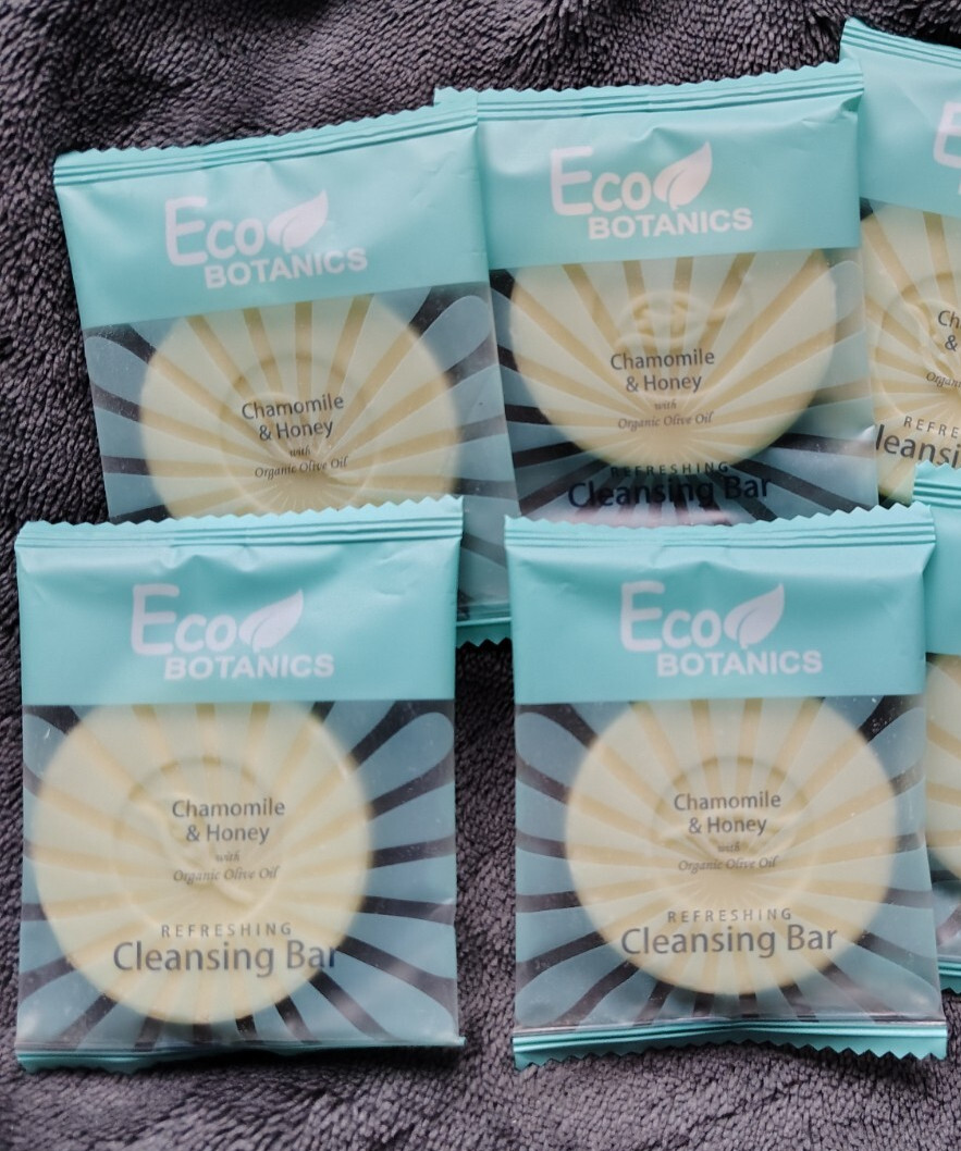 Eco Botanics Travel Size Cleansing Body Bar Chamomile & Honey (Pack of 6)