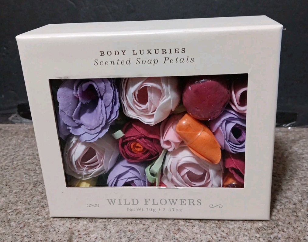 Body Luxuries Scented Soap Petals Wild Flowers 2.47oz(70g)